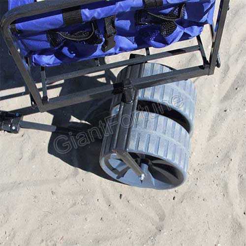 Collapsible Folding AllTerrain Wide Wheel Beach Wagon 