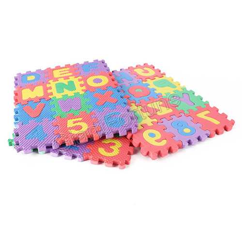 Kid Alphabet Number Exercise Game Puzzle Floor Play Mat