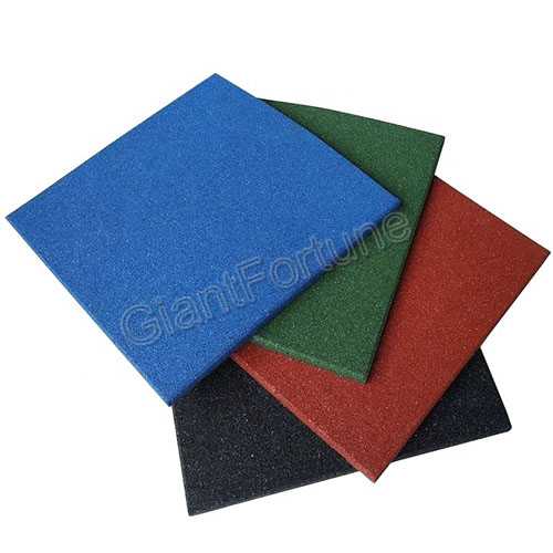 Shock Absorption Rubber Anti Slip Flooring Gym Mat Tiles