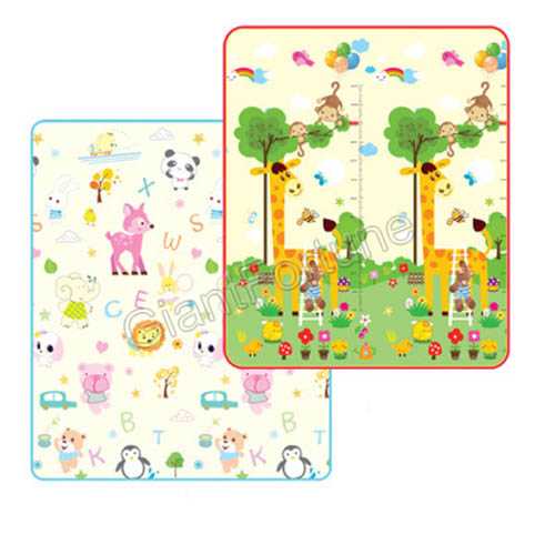 Dual Sided Crawing Bady Play Picnic Foldable XPE Puzzle Mat