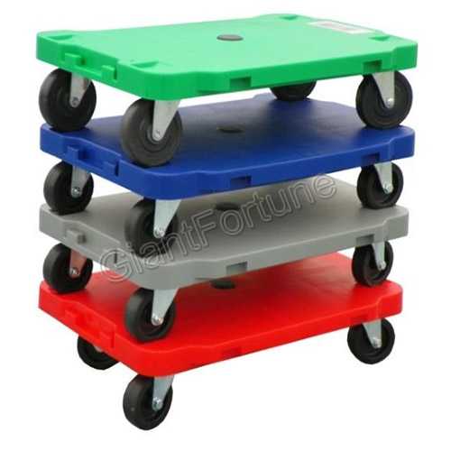 Portable Plastic Interlocking Moving Furniture Dolly Utility Cart