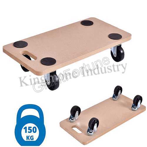 Transport Furniture MDF Platform Dolly Wood Utility Cart Mover