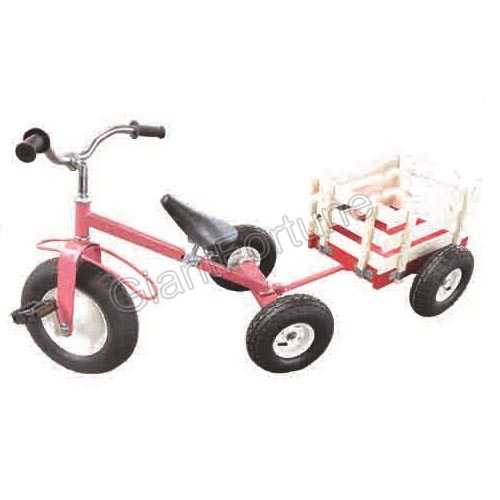 3 Wheel Kids Tricycle Bike Cart &Wagon Combo