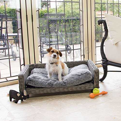 Rattan Nature Wicker Pet Care Rest Bed