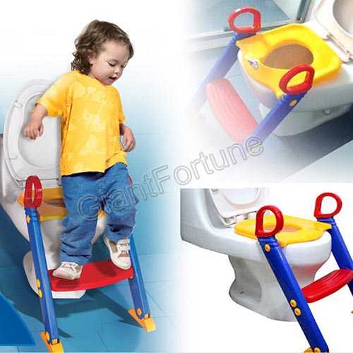 Children Training Toilet Ladder Steps Seat