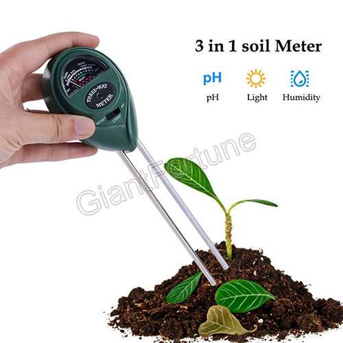 3in1 Plant Flower Soil Moisture Light PH Tester