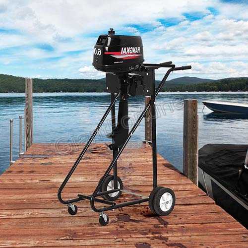 315lbs Outboard Boat Motor Stand Carrier Cart Storage Dolly 