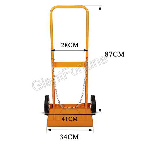 D Size Gas cylinder Bottle Carrying Hand Truck trolley
