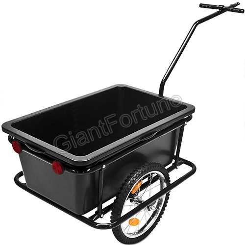 Large Bicycle Trailer with Plastic Tray 