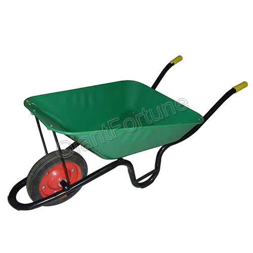 60L Construction Concrete Garden  Steel Wheelbarrow