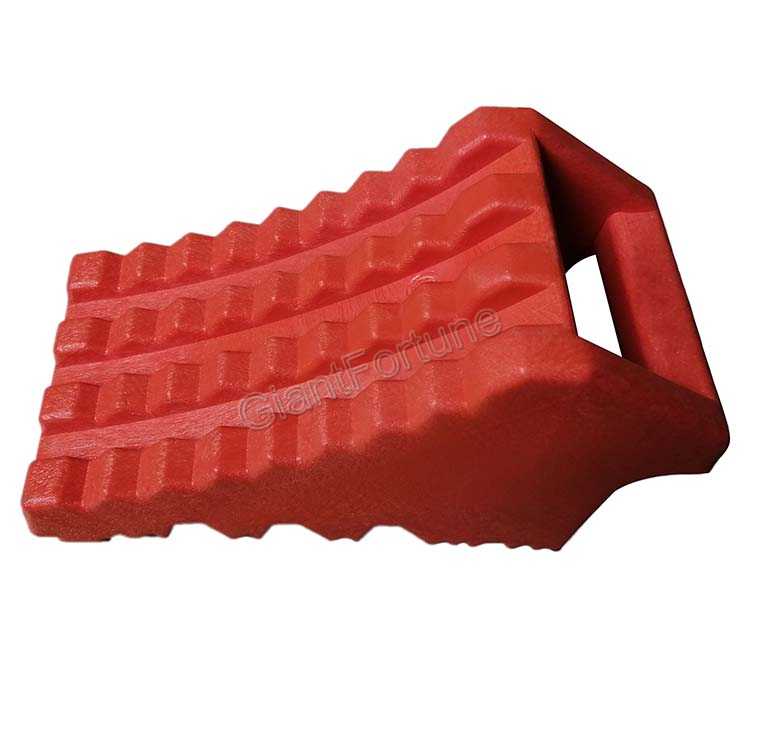 Plastic 5Ton Poly Structural Foam Wheel Chock 