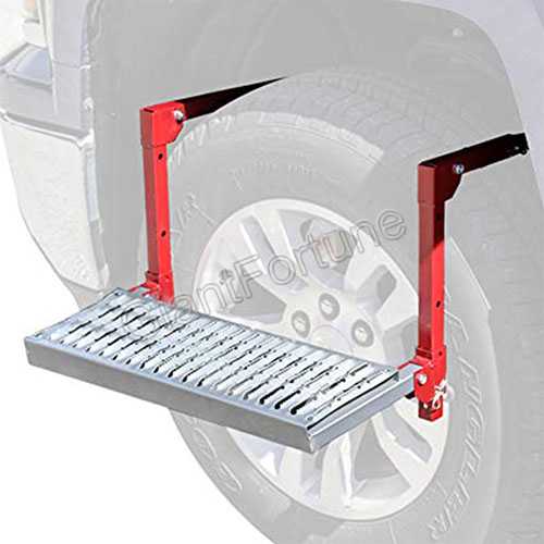  Portable Folding Truck Tire Steel Service Step Ladder 