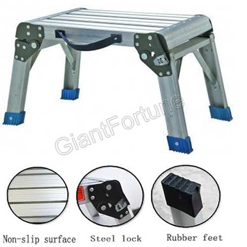 Aluminum Folding Step Stool Working Platform 