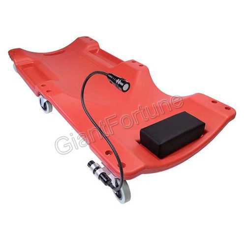 36Inch Plastic Garage Repair Mechanics Creeper Seat Stool 