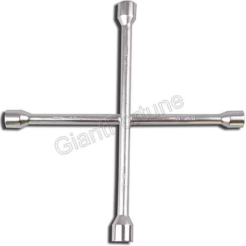 Heavy Duty 14Inch Four Way Cross Universal Lug Wrench 