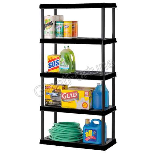 770Lbs Per Capacity Plastic Storage Shelf Rack