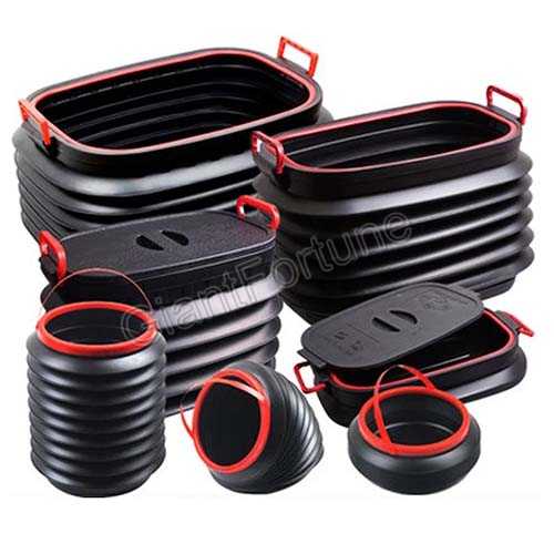 3pcs Collapsible Car Trunk Plastic Storage Organizer Box  