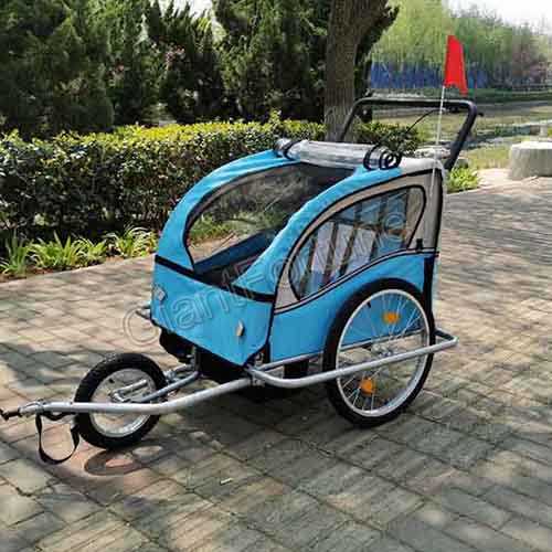 Multifunction Bicycle Carrier Child Baby Bike Trailer Stroller 