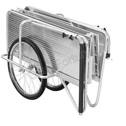  Aluminum Folding Garden Cart Trailer